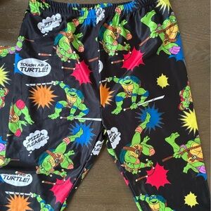 Nickelodeon Women’s TMNT Ninja Turtles “spandex”/stretch Leggings